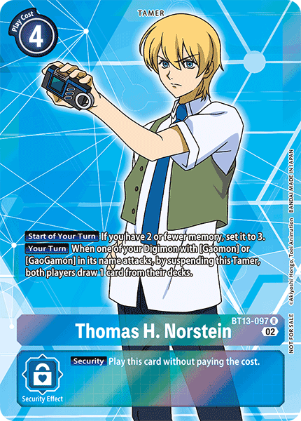 Thomas H. Norstein BT13-097 (Alternate Art)
