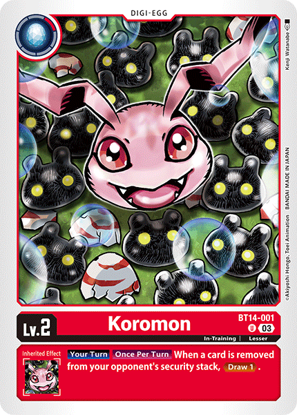 Koromon BT14-001