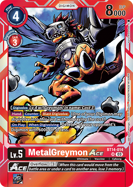 MetalGreymon ACE BT14-014