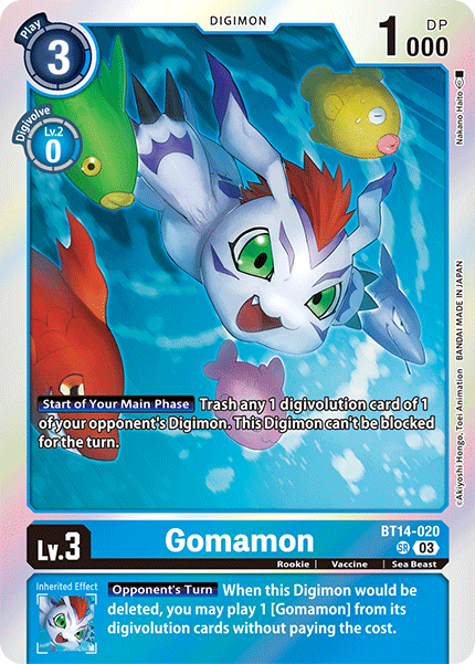 Gomamon BT14-020