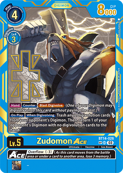 Zudomon ACE BT14-026 (Alternate Art)3