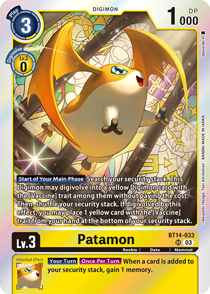 Patamon BT14-033