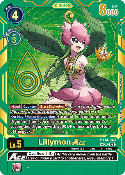 Lillymon ACE BT14-049 (Alternate Art)3