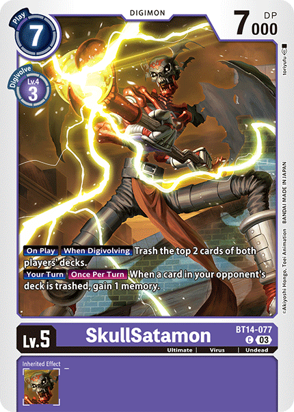 SkullSatamon BT14-077
