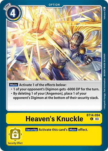 Heaven's Knuckle BT14-094