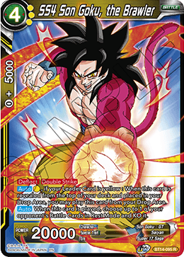 SS4 Son Goku, the Brawler BT14-095
