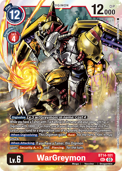 WarGreymon BT14-101