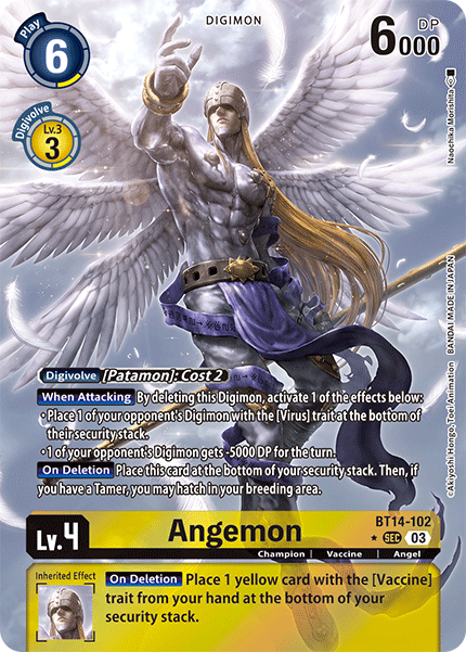 Angemon BT14-102 (Alternate Art)
