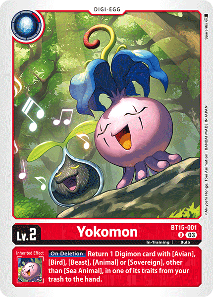 Yokomon BT15-001