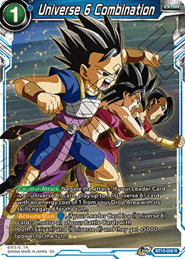 Universe 6 Combination BT15-059