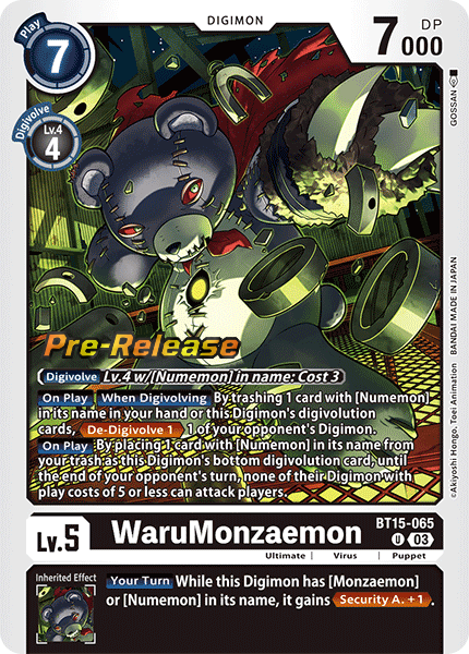 WaruMonzaemon BT15-065