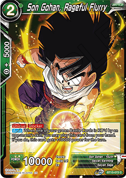 Son Gohan, Rageful Flurry BT15-072
