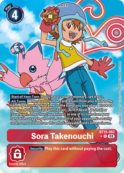 Sora Takenouchi BT15-082 (Alternate Art)
