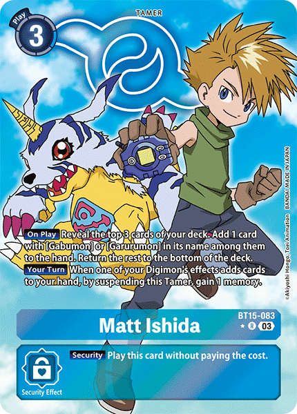 Matt Ishida BT15-083 (Alternate Art)