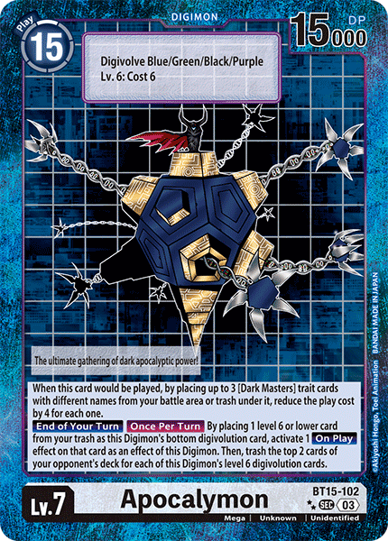 Apocalymon BT15-102 (Alternate Art)2