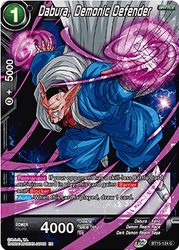 Dabura, Demonic Defender BT15-124