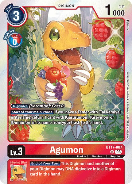 Agumon BT17-007