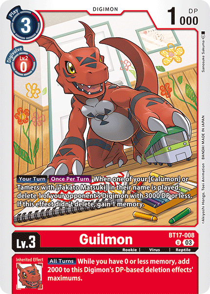 Guilmon BT17-008