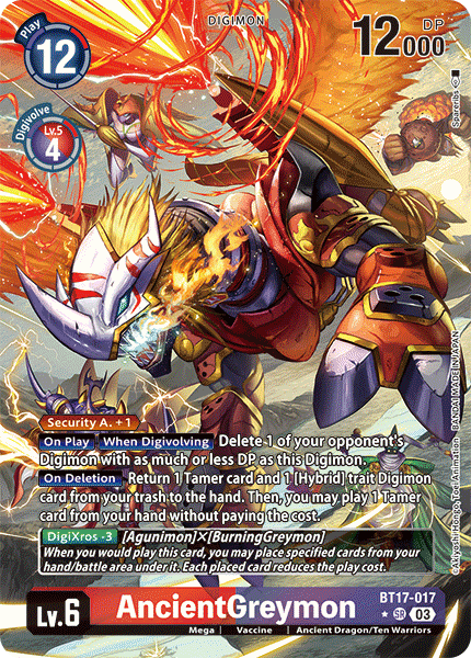 AncientGreymon BT17-017 (Alternate Art)
