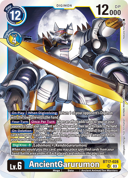 AncientGarurumon BT17-028