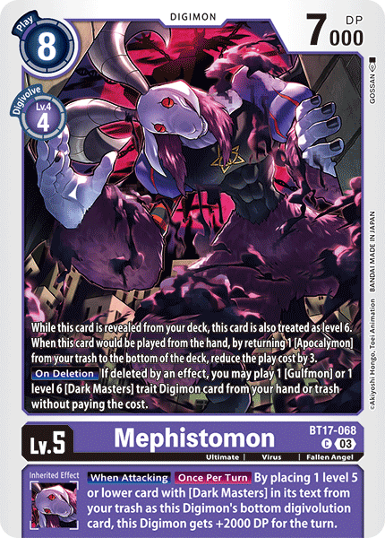Mephistomon BT17-068