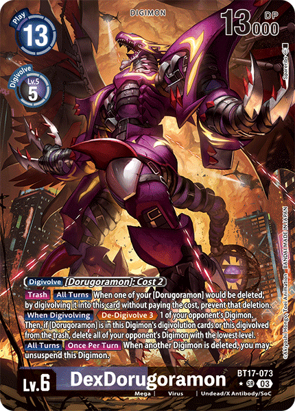 DexDorugoramon BT17-073 (Alternate Art)