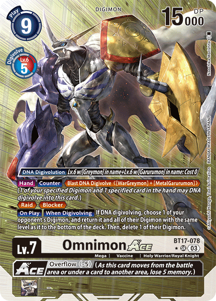Omnimon ACE BT17-078 (Alternate Art)