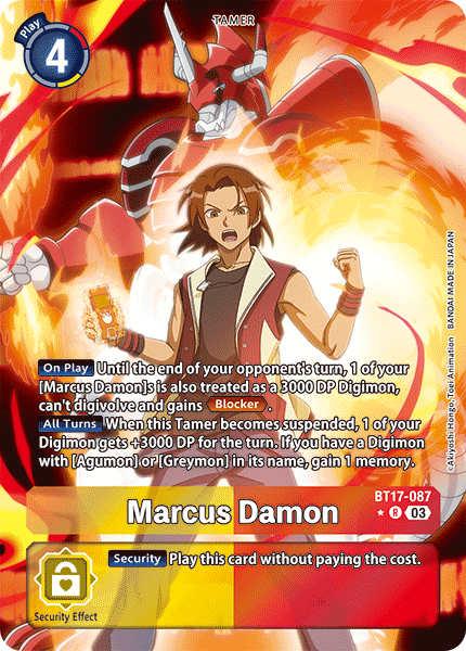 Marcus Damon BT17-087 (Alternate Art)