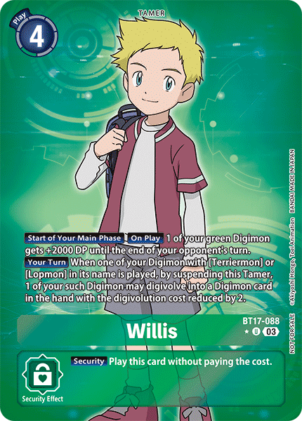 Willis BT17-088 (Alternate Art)