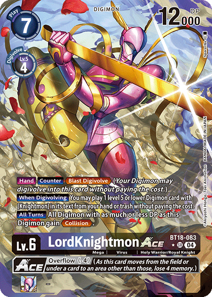 LordKnightmon ACE BT18-083 (Alternate Art)