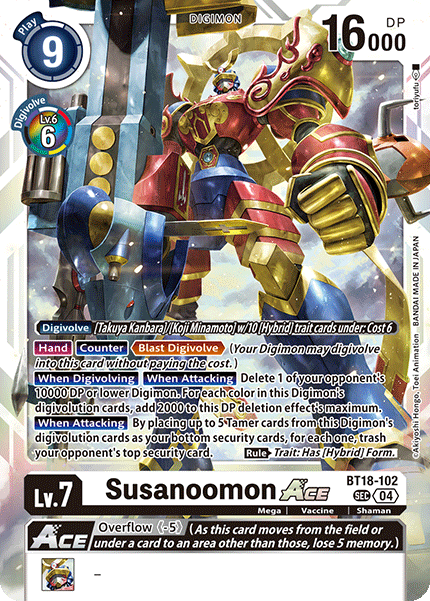 Susanoomon ACE BT18-102