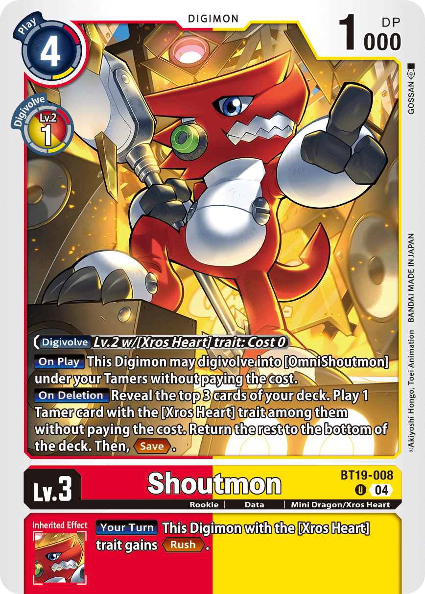 Shoutmon BT19-008