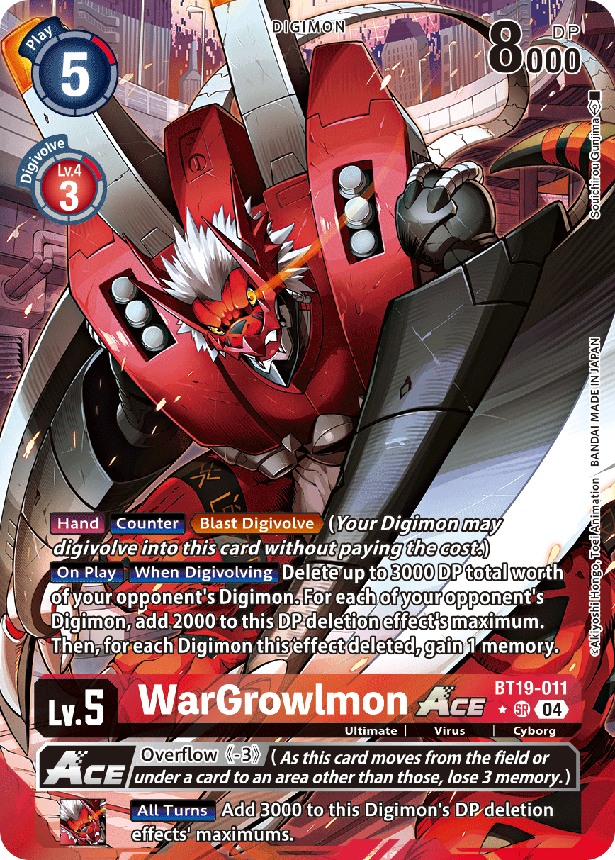WarGrowlmon ACE BT19-011 (Alternate Art)