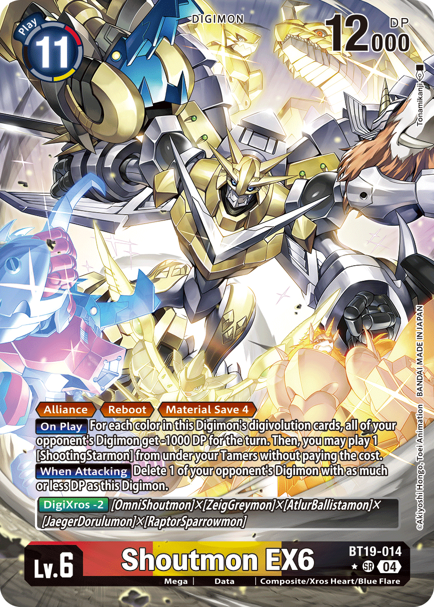 Shoutmon EX6 BT19-014 (Alternate Art)