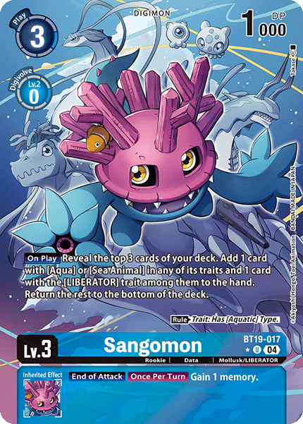 Sangomon BT19-017 (Alternate Art)