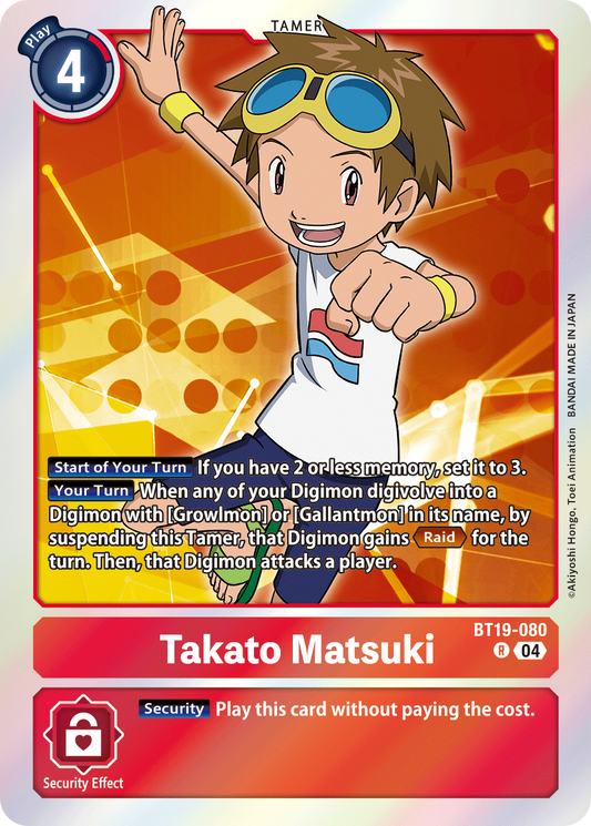 Takato Matsuki BT19-080