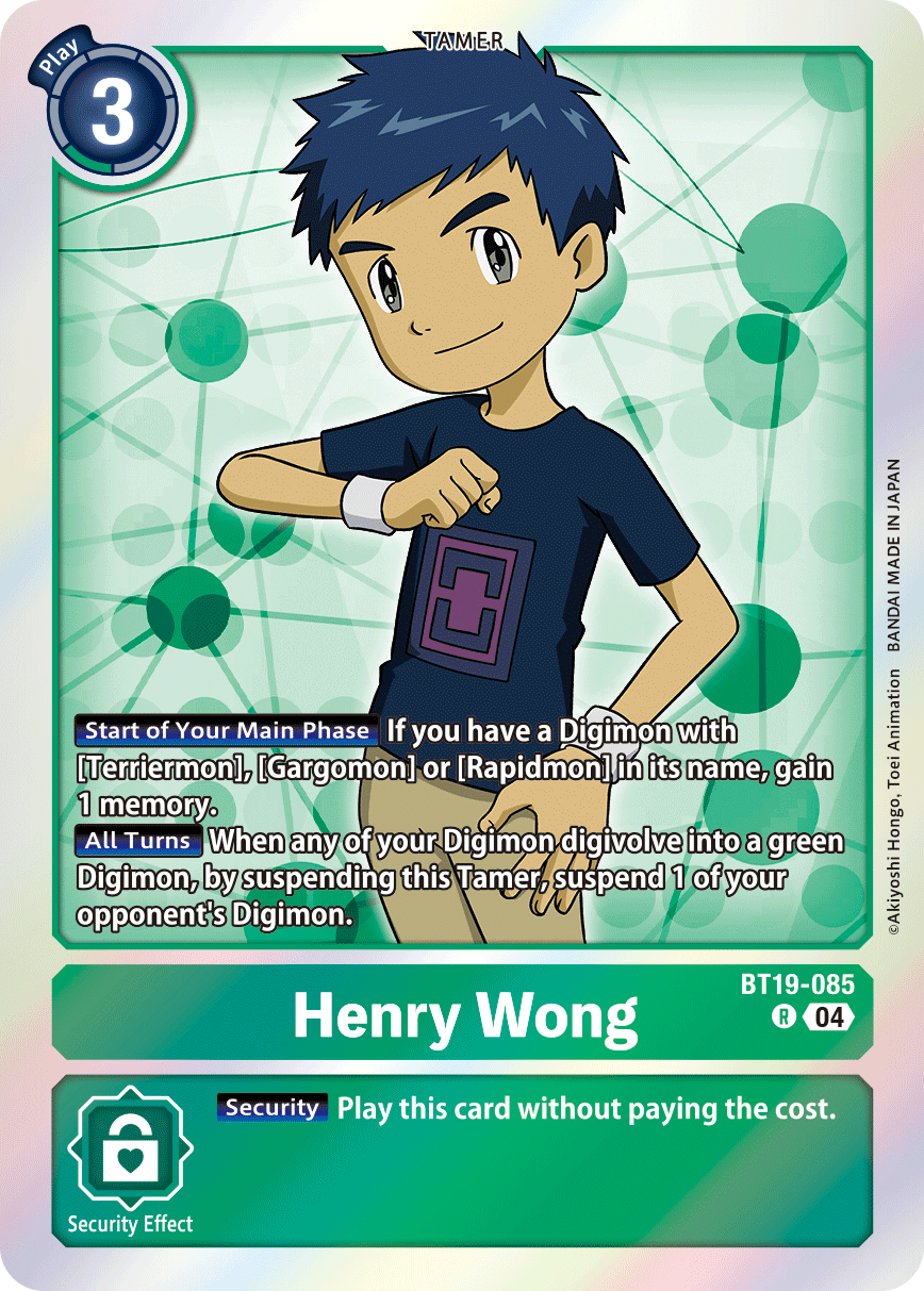 Henry Wong BT19-085
