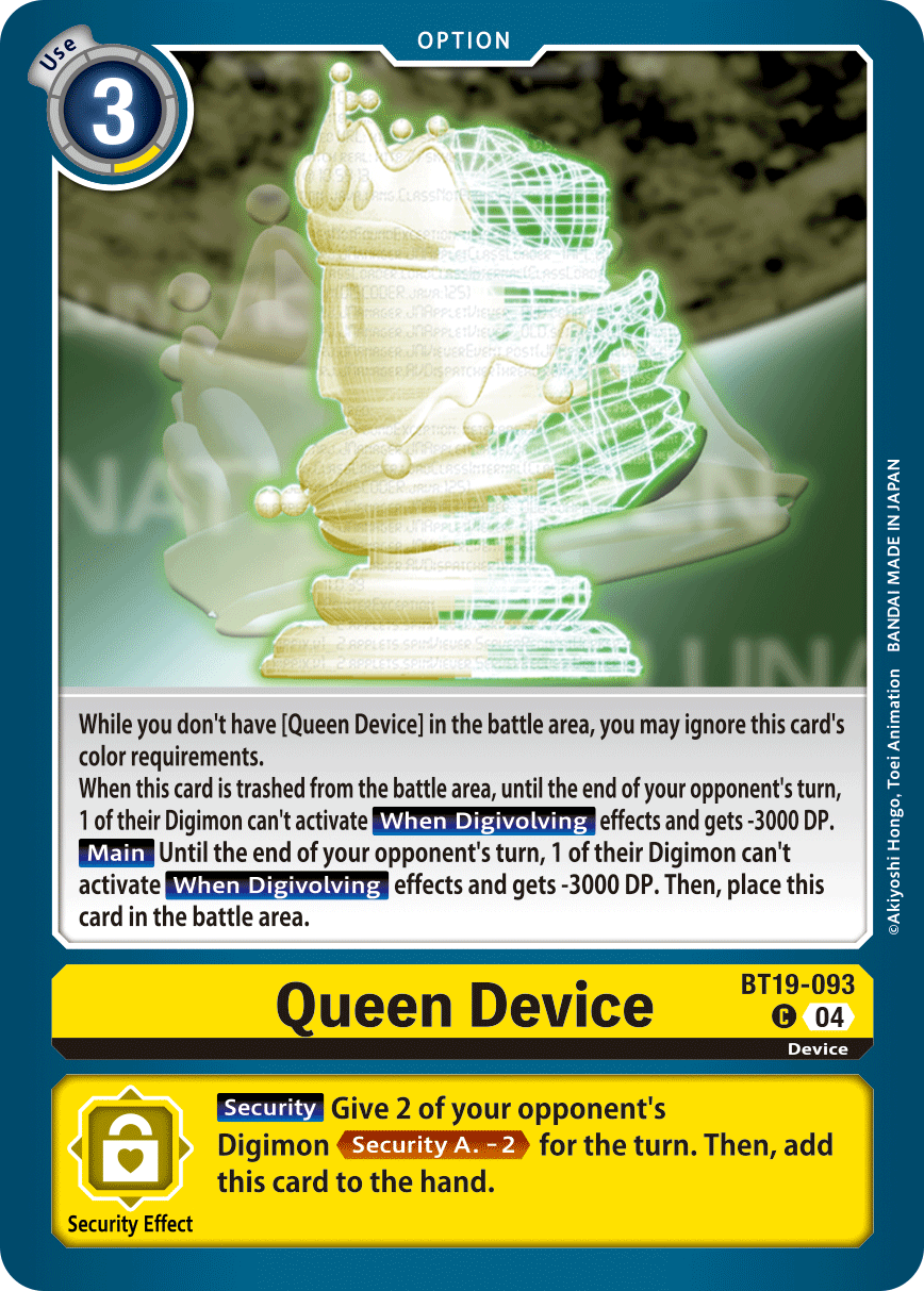 Queen Device BT19-093