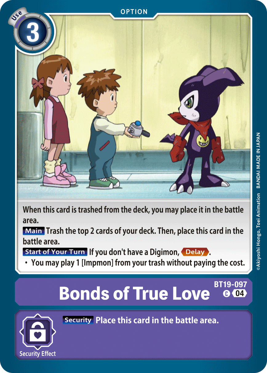 Bonds of Truth Love BT19-097