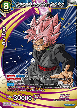 Unstoppable Despair Goku Black Rosé BT2-054