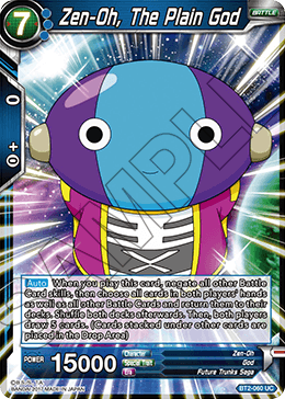 Zen-Oh, The Plain God BT2-060