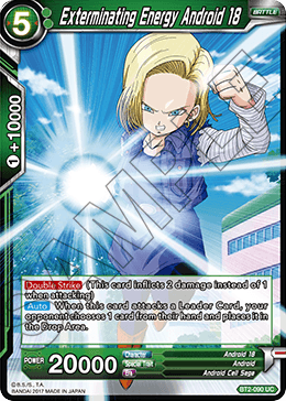 Exterminating Energy Android 18 BT2-090