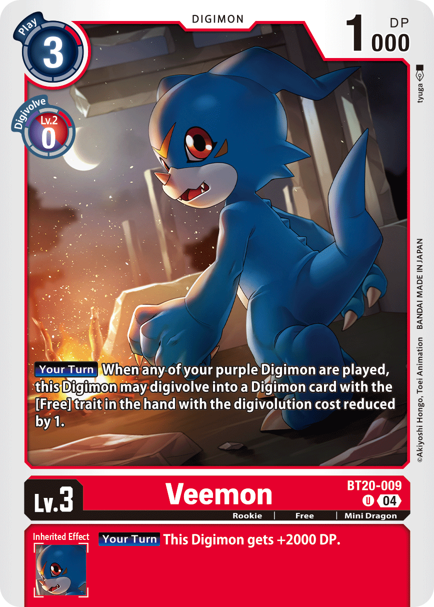Veemon BT20-009