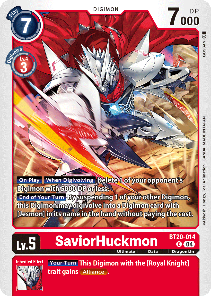 SaviorHuckmon BT20-014