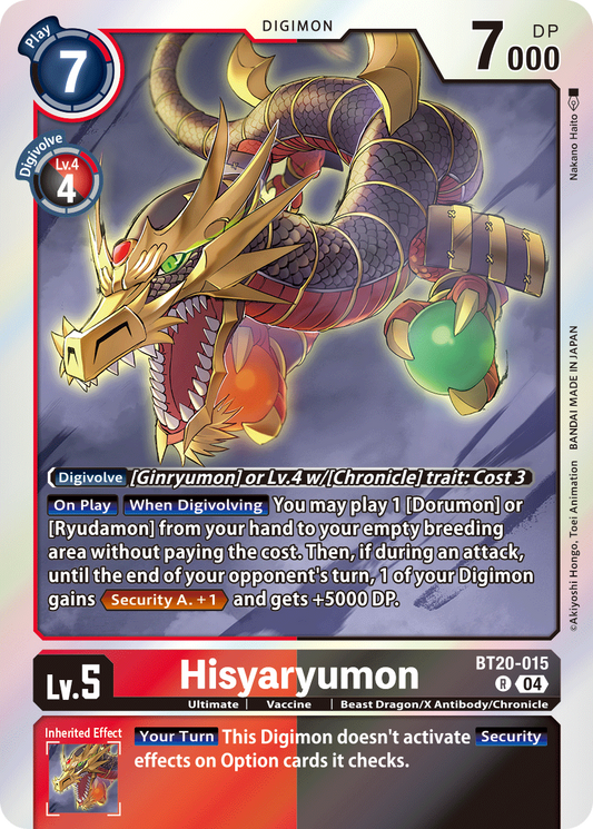 Hisaryumon BT20-015