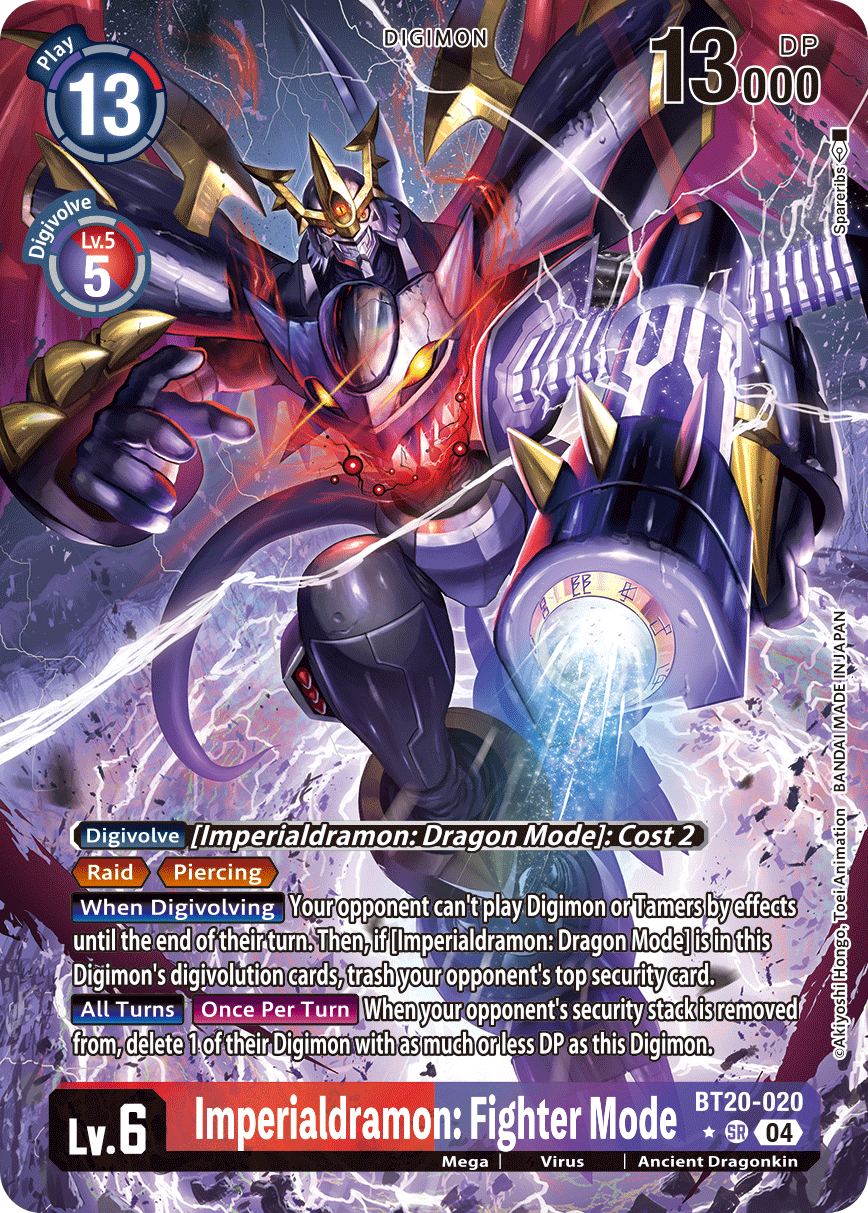 Imperialdramon: Fighter Mode BT20-020 (Alternate Art)