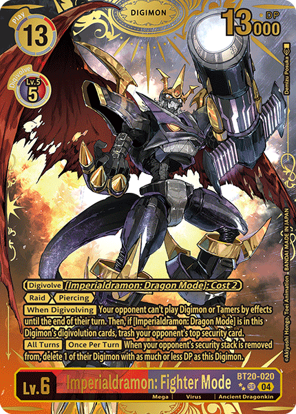Imperialdramon: Fighter Mode BT20-020 (Alternate Art)2