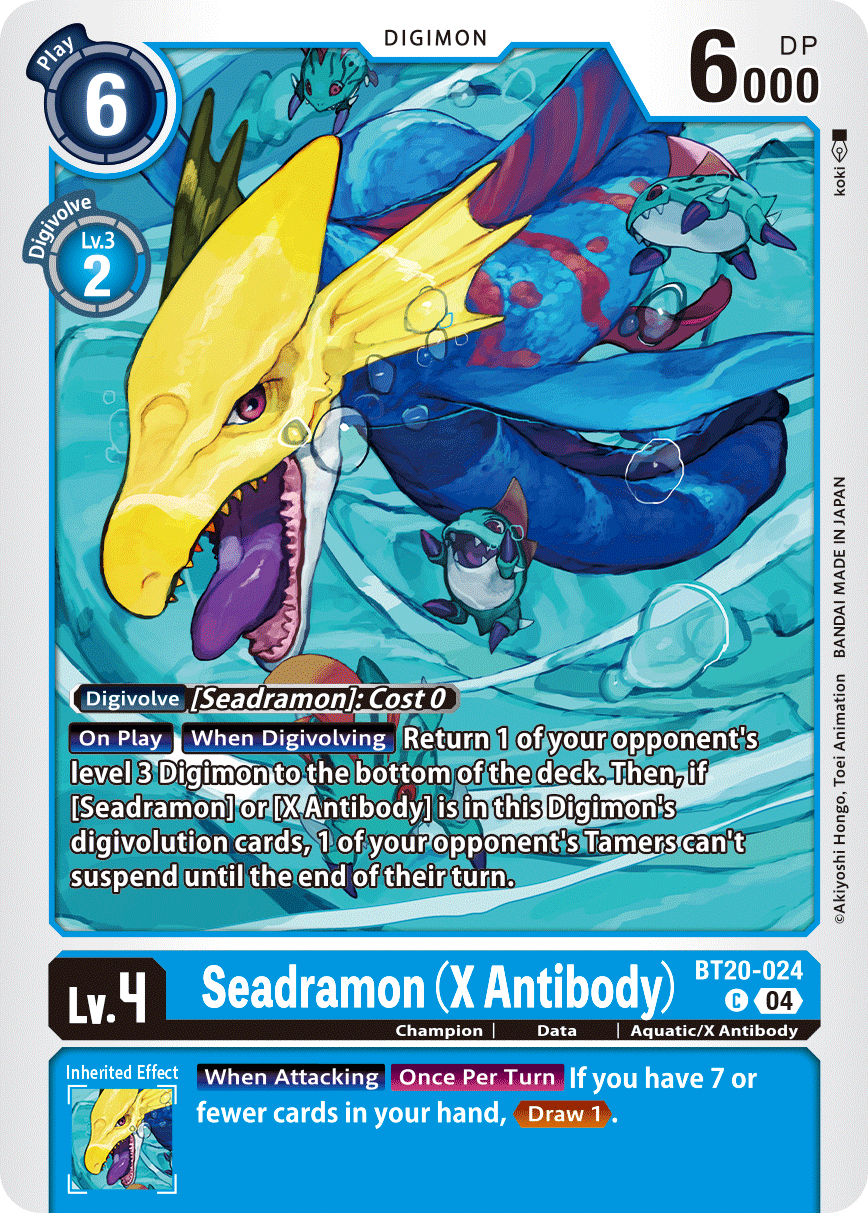 Seadramon (X Antibody) BT20-024