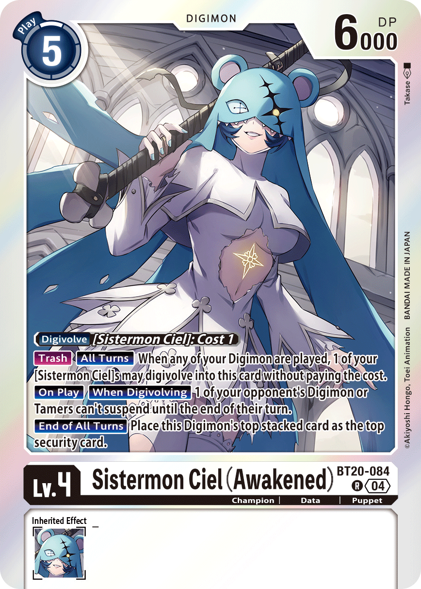 Sistermon Ciel (Awakened) BT20-084