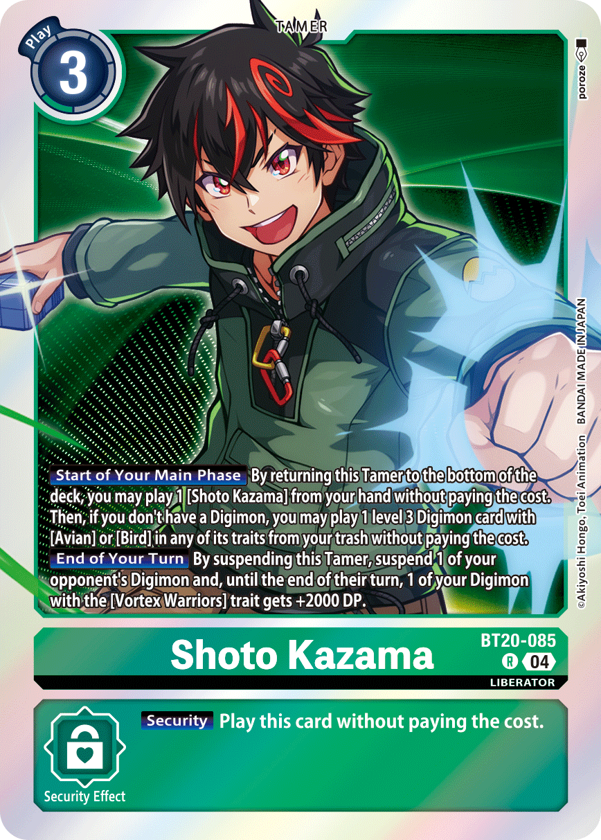 Shoto Kazama BT20-085